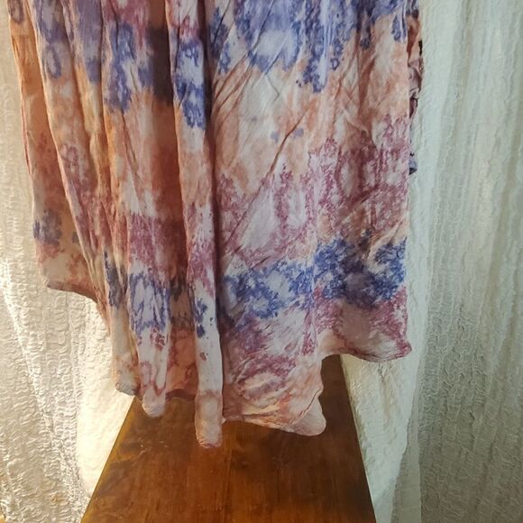 Sante Classics Tie Dye Swim Cover Up Dress One Size - Picture 7 of 10